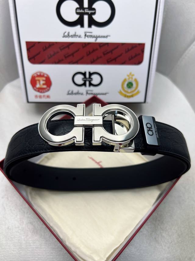 Product Name: Ferragamo Original Belt Material: 100% top-grain cowhide belt with