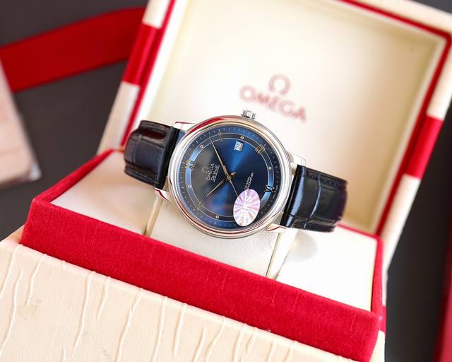 Mks Classic Omega De Ville Series Watch. An elegant and slim exterior, paired wi
