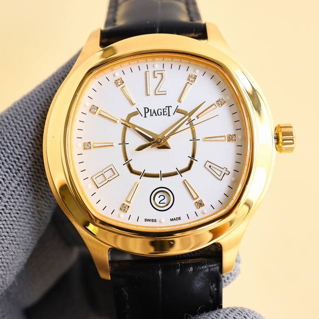 钻 最新推出男士款” 热卖款！方形壳 在推出新面孔 更别致 更有型 经典 品牌：伯爵 方正卓绝 精致之作 爆卖款 类型：精致款男士腕表 卓越 有转必卖 表带：真