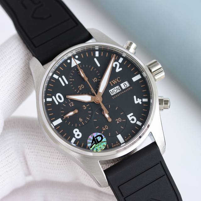 Tw New Product - F1 Black Gold Collaboration Model Iwc Pilot's Watch New Model I