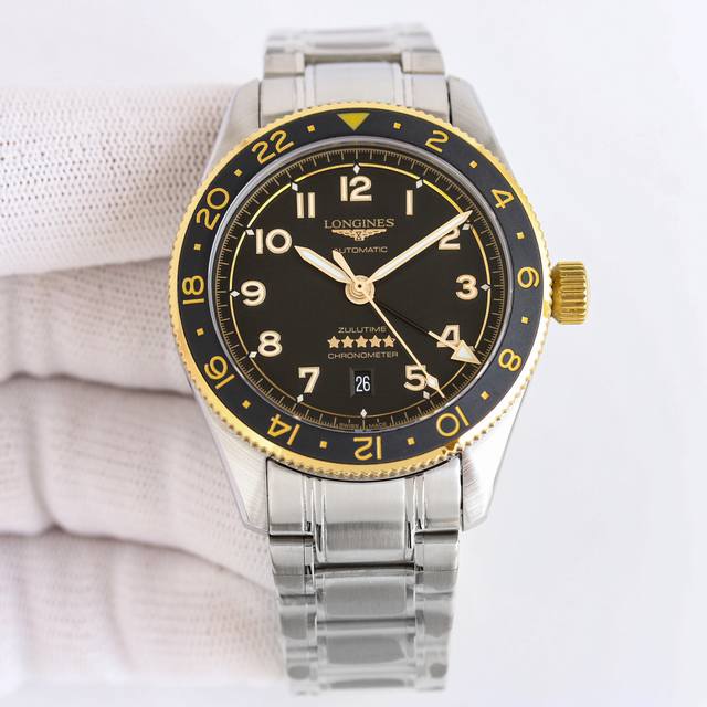 Longines introduces the new Spirit Zuiu Time watch (1with a 42mm diameter, brush