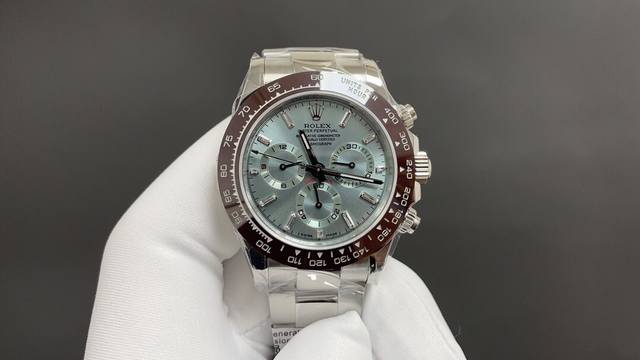 劳力士 冰蓝迪 带Nfc芯片感应保卡 四码合一 40Mm 7750机 顶级品质 出货实拍