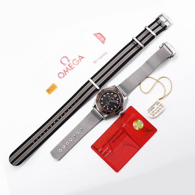 升级升级！ Er全新升级匠心传承Omega欧米茄邦德007-无暇赴死 V4版本！ 独家定制8806一体机芯，功能外观与原版一致，超长72小时动能！ 全新升级腕表