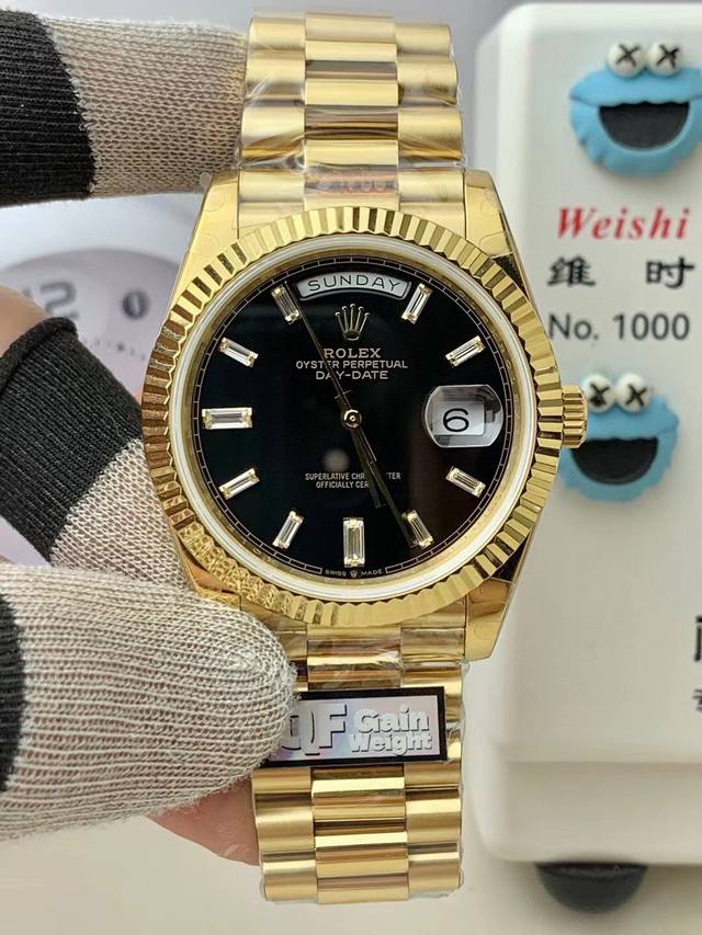Rolex 劳力士 黑冰糖40Mm星期日历型系列M228238-0004腕表！这款是我心中最美的Dd之一！