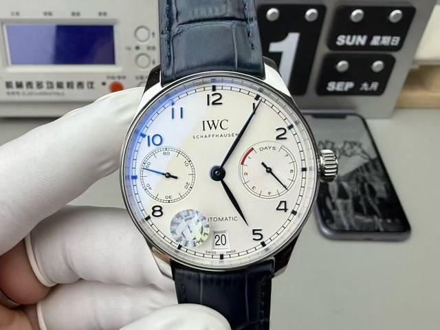 IWC Portuguese Series Iw500704 Automatic Mechanical Latest Model 7-Day Power Res
