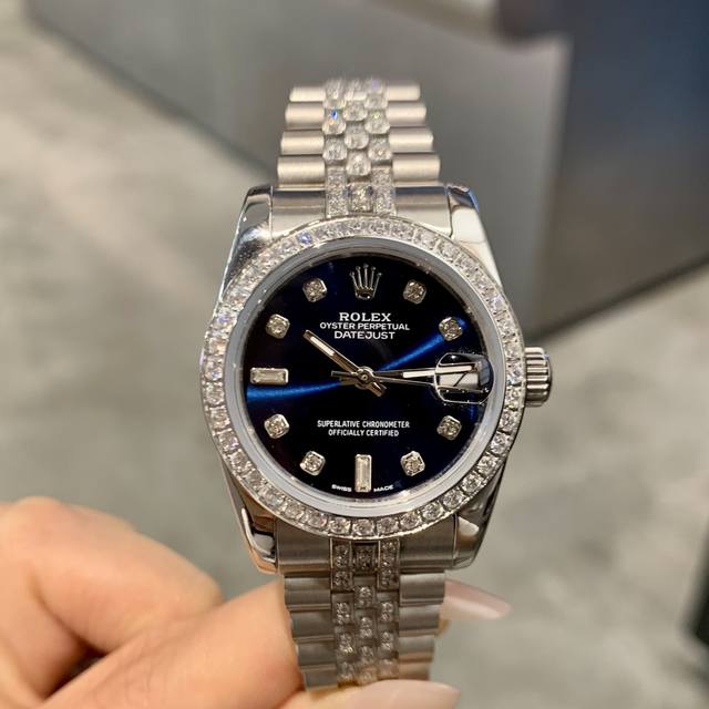 Rolex Datejust 31Mm Watch: A Dazzling Luxury Feast in 316L Stainless Steel with