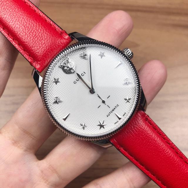 3190 Gucci new model, automatic mechanical unisex watch, case diameter Mm, stain