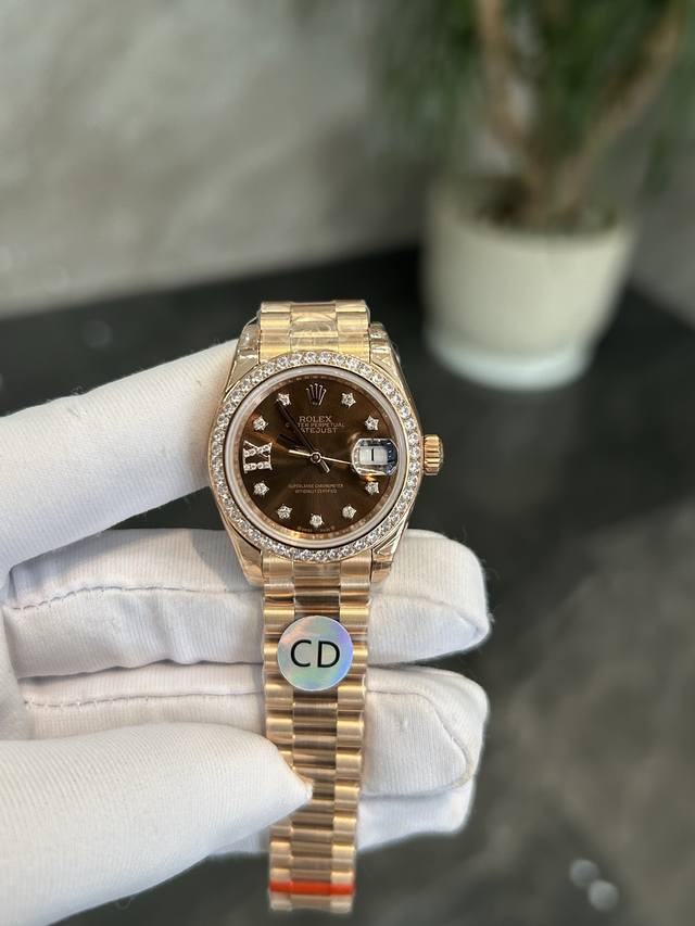 Rolex Swiss Movement Of Ladies' Watches 劳力士日志 系列 型号M279135Rbr-0001 女士腕表直径28Mm 全自