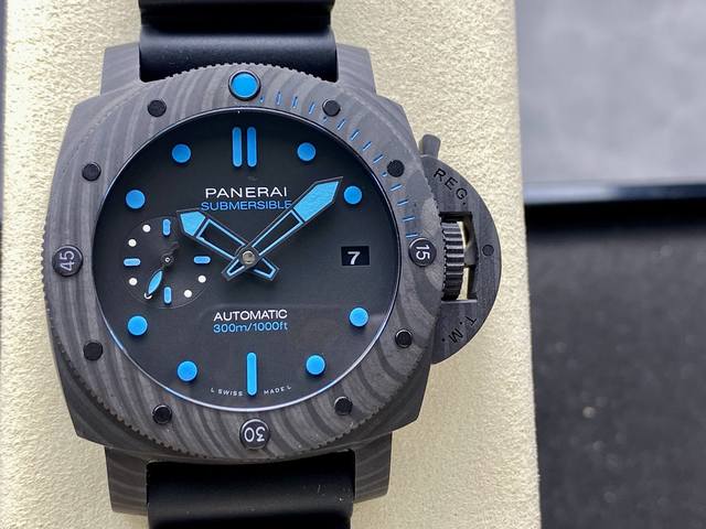 Vs Panerai Carbon Fiber PAM960 Small Size 42mm Fully Automatic Mechanical DDD
