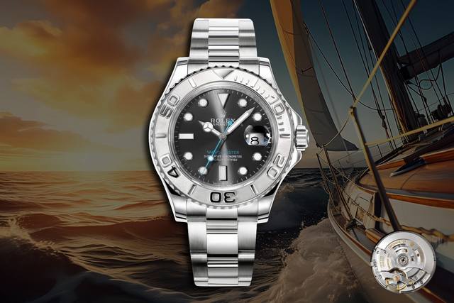 24102630最新Blk升级！默认C原厂最新包装出货！劳力士游艇名仕型 系列， ①独家定制3235一体机机芯 机心整个对版刻字 ，动能储存高达72小时，品质稳