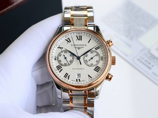 720五针多功能腕表 实物拍摄为你解析 V7厂最强的多功能 腕表 纤薄壳身 流畅线条 老匠的打磨工艺 饱满 光泽 媲美专柜原版 品牌：浪琴 系列：传统系列 1: