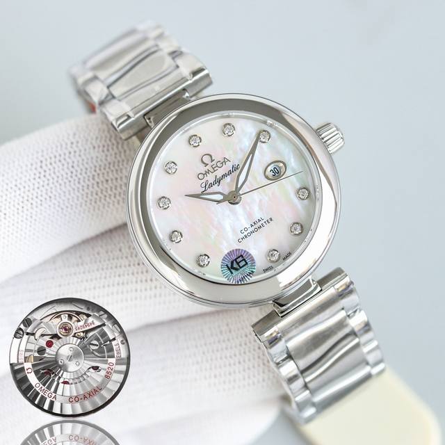 Premium V4 version Omega De Ville Ladymatic Bird's Nest series women's mechanica