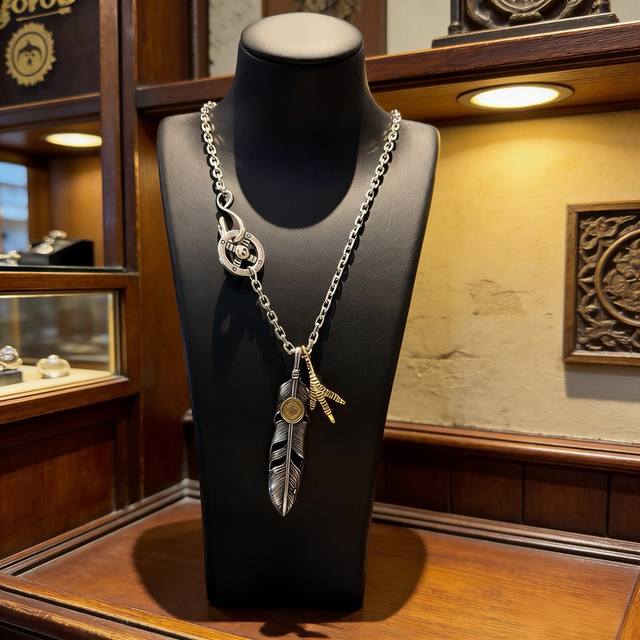 New Arrival: Goro's Takahashi Goro Feather Eagle Claw Necklace, Top-Tier Version