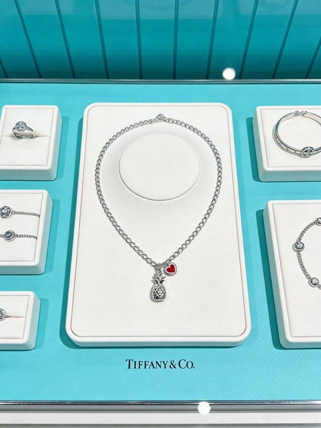 蒂芙尼项链 Tiffny&Co. 专柜精工银版本 明星同款 复古做旧风 原版复刻 纯手工打造 ～正品开模潮流时尚必备 男女均可佩戴 情侣款同款 摇滚朋克银风格