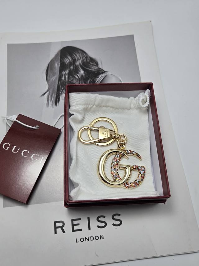 New Exclusive Original Quality Version New Gucci Bag with Rhinestone Charm Origi