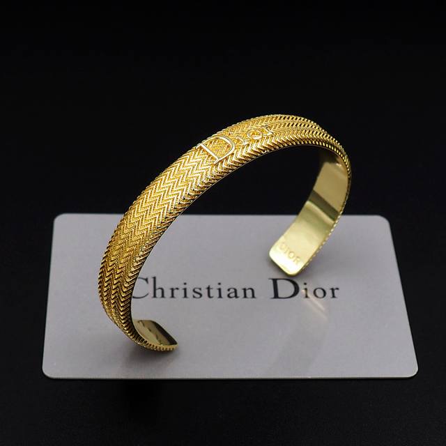 Dior波纹牛仔链手镯Xb866