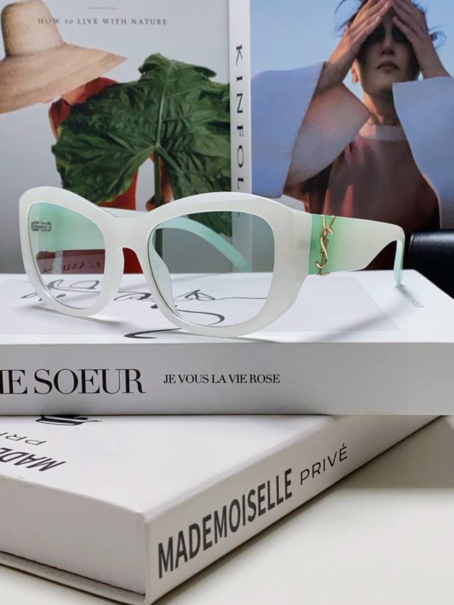 YSL Saint Laurent Sunglasses Women's Letter Intertwined Sl Fashionable Trendy Su