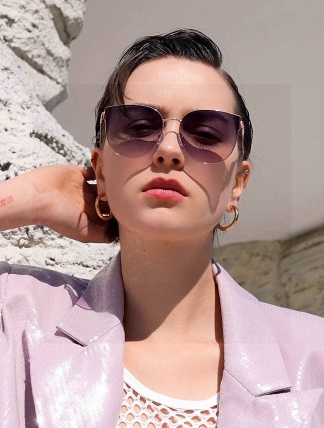 Dior Fashion Round Frame Sunglasses Lenses Top Luxury Quality [Kiss] Extraordina