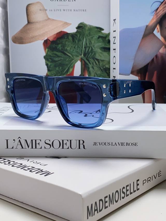 Dita 蒂塔 新款高定款 欧美高端男女方框显瘦简约太阳眼欧洲站明星开车墨镜 男女通用