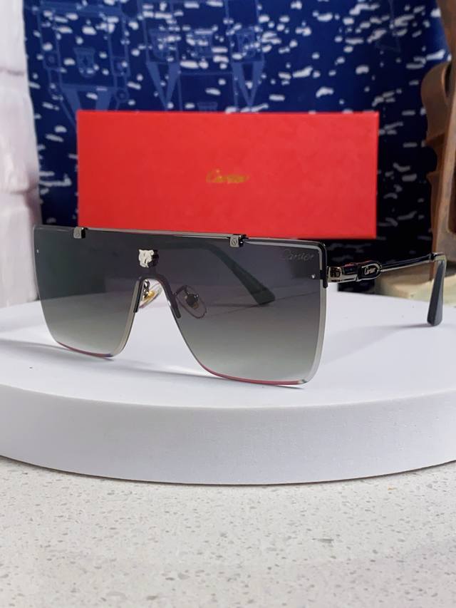 Carter 2026 European and American New Fashion Men's Glasses Anti-UV Sunglasses f