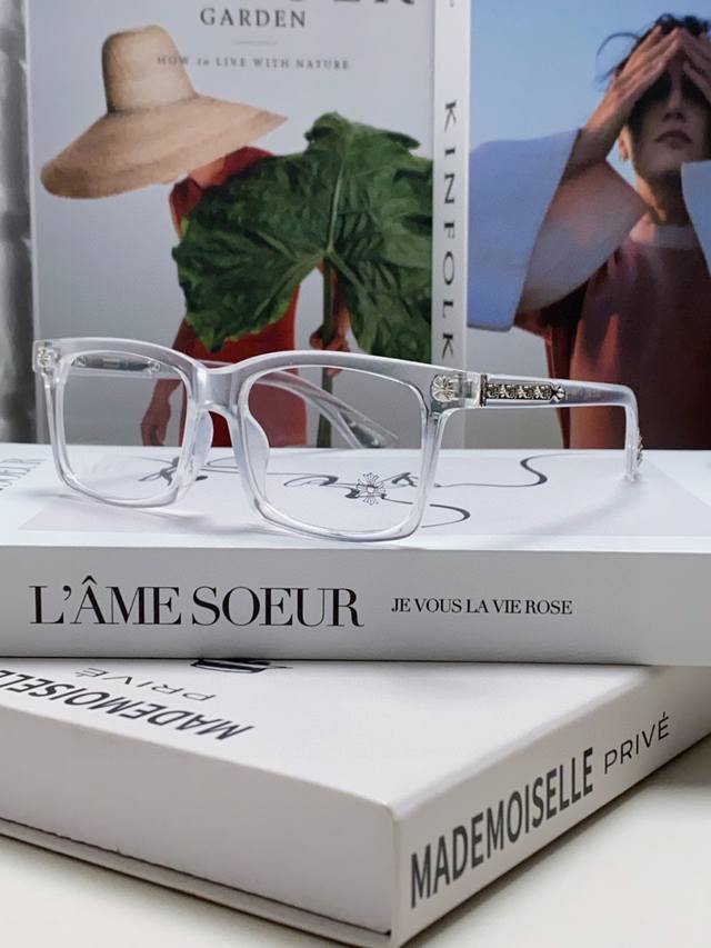 Chrome Hearts New Men's Prescription Glasses, Japanese Retro Art Style, Anti-Blu