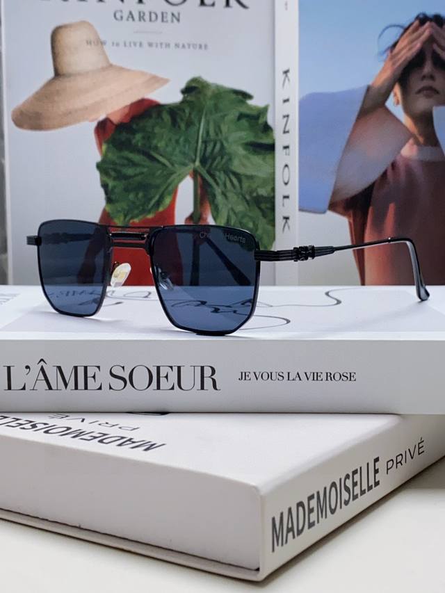 Chrome Hearts New Super Small Square Retro Small Lens Sunglasses Mini Glasses Me