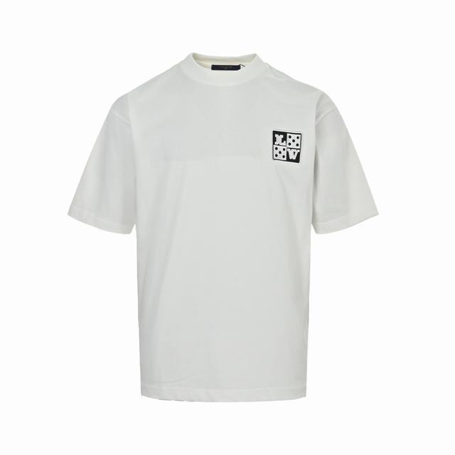 Louis Vuitton 26Ss Logo Embroidered Short-Sleeve T-Shirt - Louis Vuitton, a bran