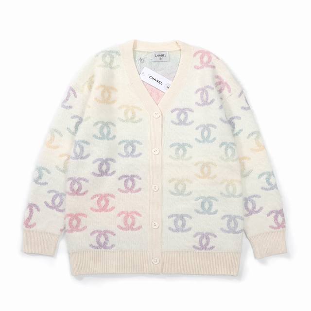 Chanel Fall Winter New Collection: All-over Knit Cardigan with Chanel's Classic