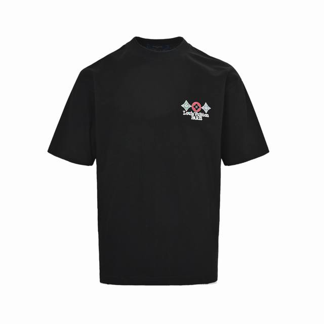 Louis Vuitton 26Ss Three-Flower Embroidered Short-Sleeve T-Shirt - Louis Vuitton