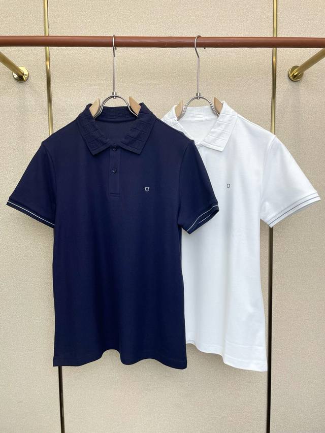 Ferragamo菲拉格慕砸锅卖铁都要上的新款新款原单男士休闲短袖 高端定制 高端版本 时尚百搭爆款进口面料 手感超柔软细腻 穿着亲肤舒适 高端精品 代工厂p精