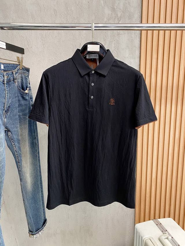 Bc Linen 2026Ss Summer New Arrival Men's Polo Shirt with Letter Logo! A classic