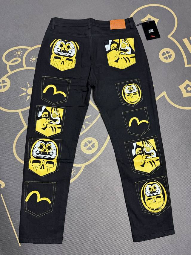 S18 Super A version Evisu new Moring Fortune God multi-pocket small M embroidere S18 Super A version Evisu new Moring Fortune God multi-pocket small M embroidere