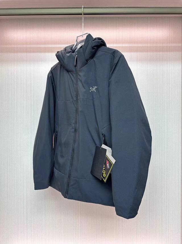 达标白鸭绒 帽子可拆卸 Arcteryx Atom Lt 始祖鸟 男子户外 防风防水帽子可拆卸 冲锋衣羽绒服 牛货来袭！ Arcteryx Atom Lt轻量羽