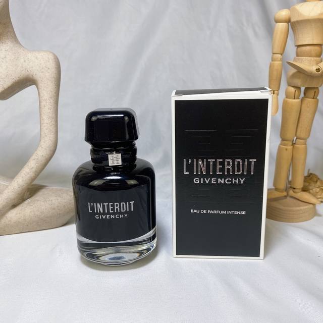 原单品质纪梵希 心无禁忌黑瓶加强版女士香水80Mlgivenchy L'Interdit Eau De parfum Intense, 香调：花香东方调前调：胡