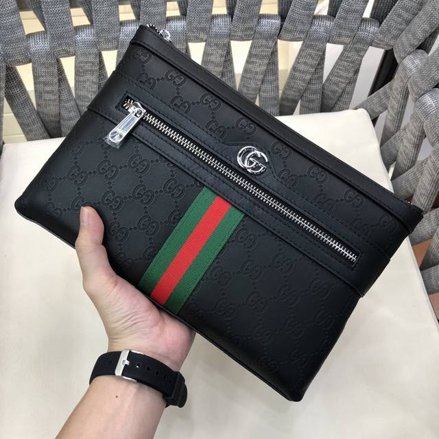 Gucci clutch, the latest Gucci design, large capacity, original quality, perfect