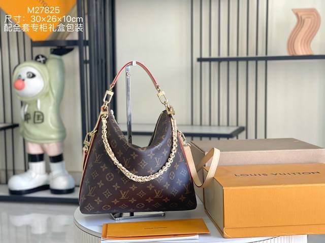 163 芯片 特级配全套包装 特级全钢五金 原厂皮 M27825 老花 皮料是意大利a级皮料是在于品质、五金、面料、手工、油边、A级出品、图片跟产品一致丶配全套