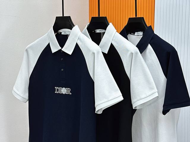 Dior 2026 Summer New Arrival Men's Polo Shirt with Logo! A classic business men'