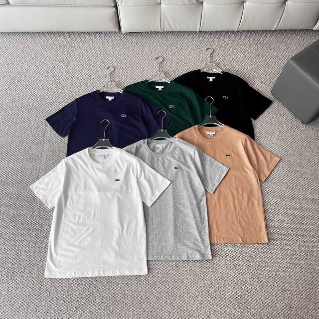 主图+细节图 王一博同款 Lacoste法国鳄鱼简约纯棉短袖t恤 Th7318王一博同款！Lacoste法国鳄鱼th7318纯棉短袖t恤，演绎法式简约风尚。精选