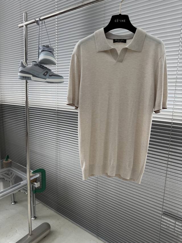 1003 Loro Piana Premium Old-Style Seagull Collar Polo Shirt - Fits Asian Body Ty 1003 Loro Piana Premium Old-Style Seagull Collar Polo Shirt - Fits Asian Body Ty