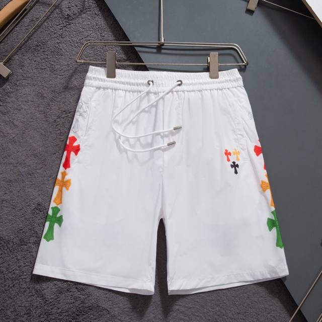Chrome Hearts 克罗心春夏季新款休闲里布内网沙滩裤t800面料高品质 速干裤梭织面料 内网沙滩裤，超高端品质3D数码印花工艺制作而成，原版复刻、整体