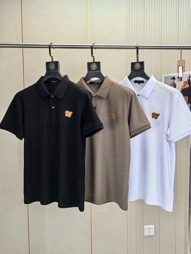 LV (Louis Vuitton). 2026 Spring Summer New Arrival Original Men's Polo Shirt, Sh