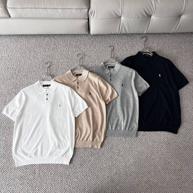 Ralph Lauren 拉夫劳伦纯色小马刺绣直筒套头老钱风经典美式短袖 polo衫 男女同款经典美式老钱风，纯色简约大气，直筒宽松版型显瘦不挑身材。精选优质纯