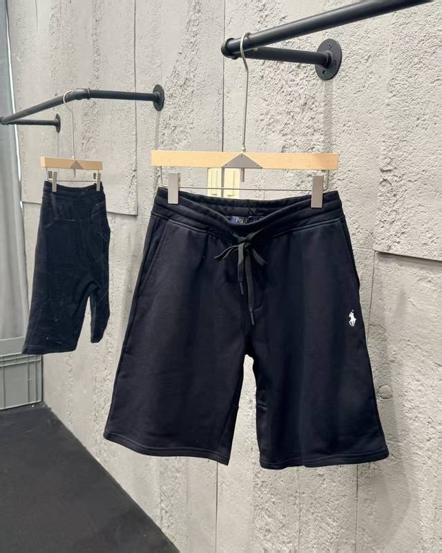 Ralpha Lauren拉夫劳伦夏季新款纯棉休闲基础款五分短裤 官网同步 男女同款高克重纯棉毛圈质感厚重 上身有型立体 版型完美 原版购入 打板裁剪 三标齐全