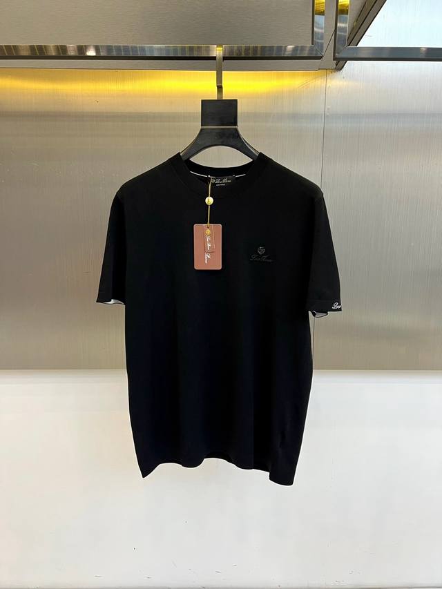 Loro piana, Spring Summer 2026 New Arrival Crew Neck Short-Sleeve T-Shirt. This Loro piana, Spring Summer 2026 New Arrival Crew Neck Short-Sleeve T-Shirt. This