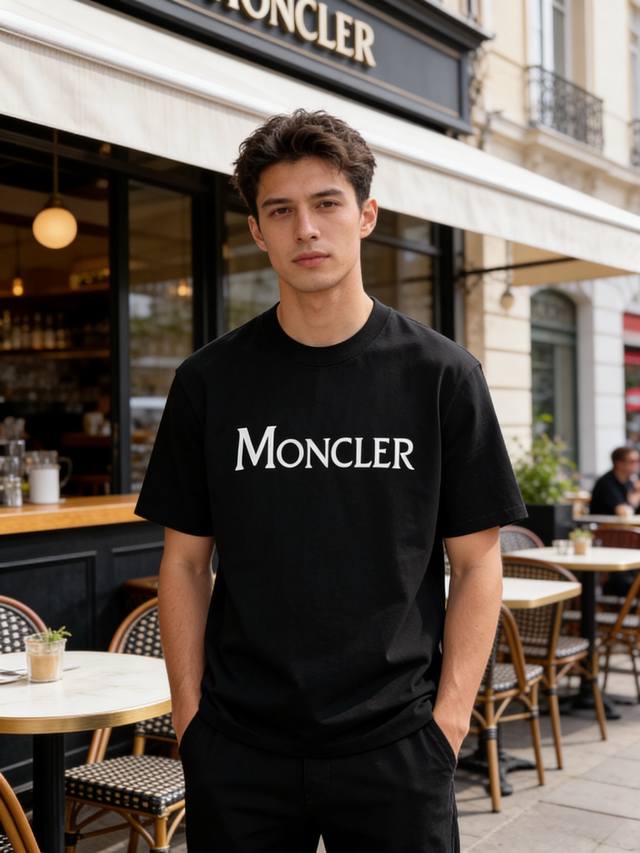 Moncler 蒙口 2026年春夏新品上新 三标齐全 冰潮棉圆领短袖t恤 专柜码数：M-Xxxl 175 140建议l