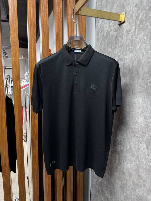 上新 26Ss 巴宝莉 早春新款起脚polo 原版定制 面料选用羊毛珠地棉 轻薄透气 上身丝滑舒适 高端大气经典百搭 码数48-56