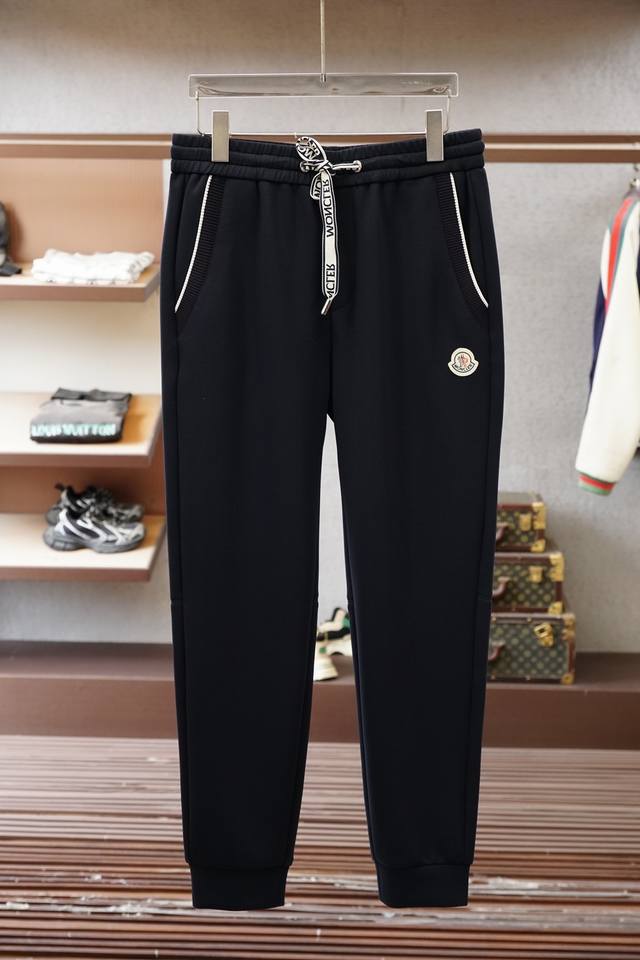 蒙口 2026 Ss新品火爆上市质量工艺设计剪裁甄选定制高端长绒棉休闲裤 兼具柔软亲肤与抗皱质感 垂感强 日常穿着舒适必备单品精致大气简约设计 高弹舒适 具有高