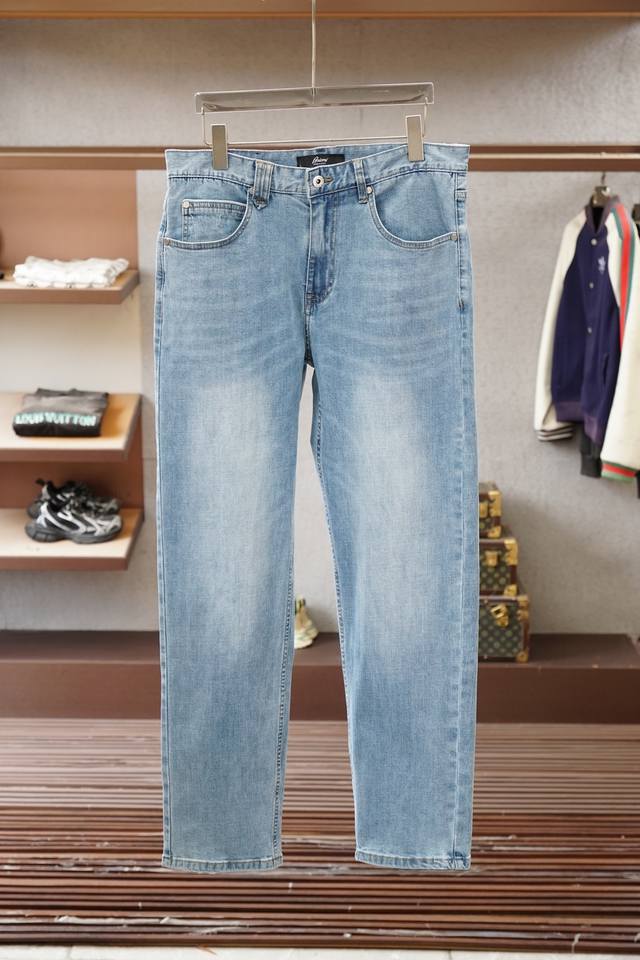 杰尼亚 2026春夏直筒牛仔裤系列新品教父级洗水牛仔裤 奢华感26Ss官网专柜9000大洋新品热销 原版复刻皮牌 重磅强烈推荐 复杂工艺工艺+洗水外贸 品质感细