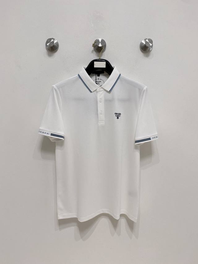 开春新品 开春新品 普拉达 2026Ss夏季新款字母logo男士翻领polo衫！经典商务男款，高端男装的天花板级别的商务男款！简约时尚大气不失优雅，单穿内搭体面