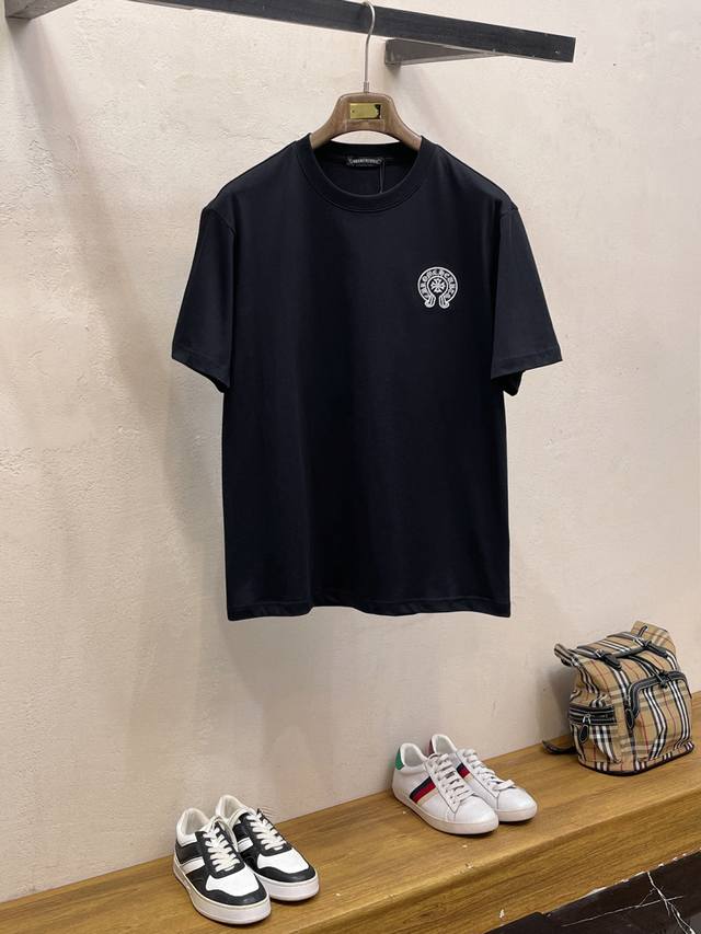 克罗心 2026 春夏新款-微阔版面料：纯棉颜色：黑色 白色 尺码：M-2Xl